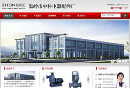 打造数字化品牌形象 温岭市中科电器配件厂网站建设全解析